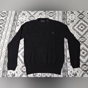 ALLSAINTS Men’s Black Crewneck Sweater Sz M